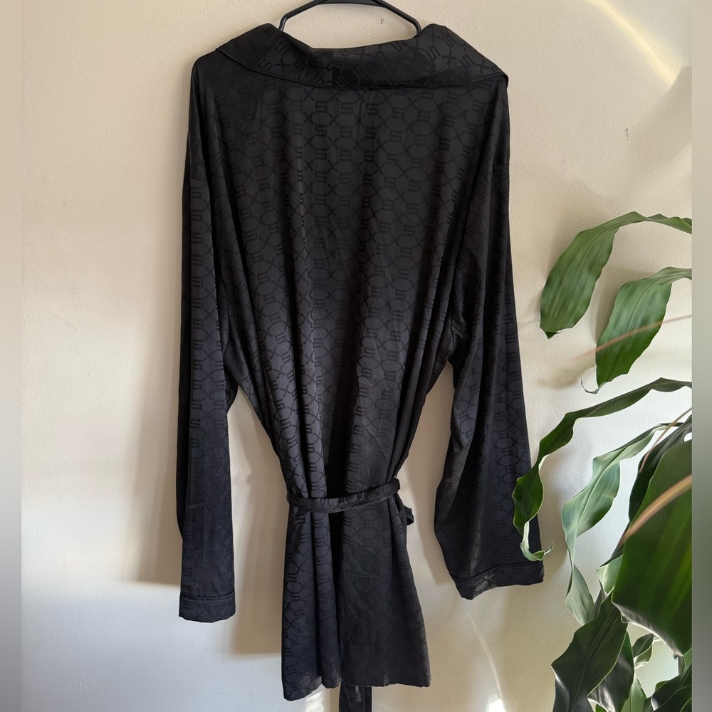 savage x fenty by rhianna - women’s black robe - Picture 5 of 6